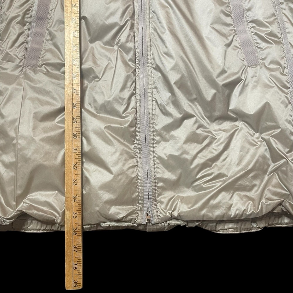 Athleta Summit Parka Jacket Coat Women's L Soft Gold Packable Lightweight - Picture 8 of 11
